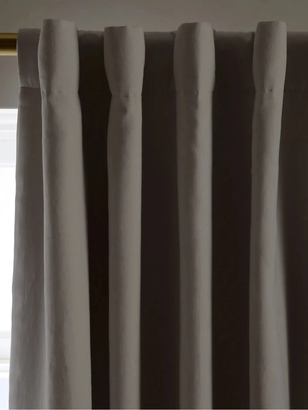 NWT QUINCE Set Of 2 48x96 European Linen True Blackout Curtains Cloud 9274